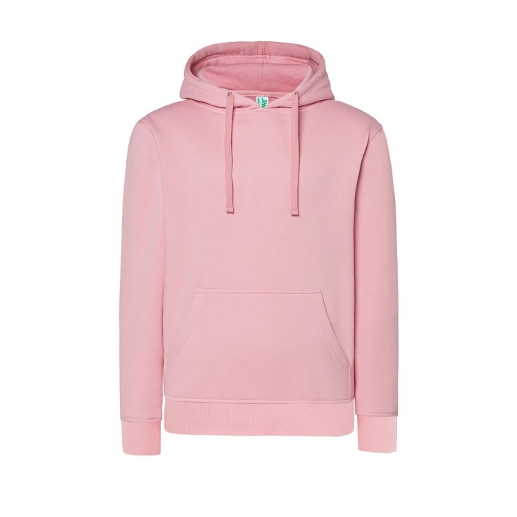 Sweat-shirt femme avec capuche et poche kangourou, en coton et polyester recyclé, à personnaliser avec logo