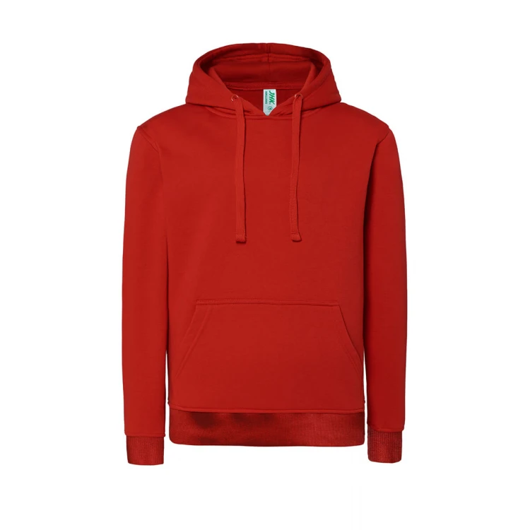 Sweat-shirt femme avec capuche et poche kangourou, en coton et polyester recyclé, à personnaliser avec logo