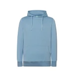 Sweat-shirt femme avec capuche et poche kangourou, en coton et polyester recyclé, à personnaliser avec logo