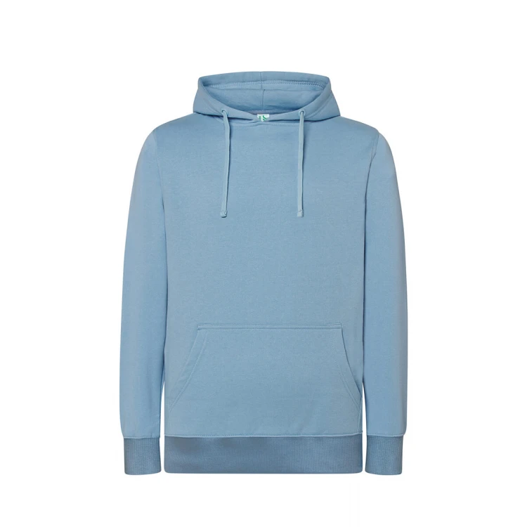 Sweat-shirt femme avec capuche et poche kangourou, en coton et polyester recyclé, à personnaliser avec logo