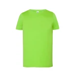 Camiseta infantil JHK Regular Tonga en algodón, vista frontal, lista para personalizar con logo