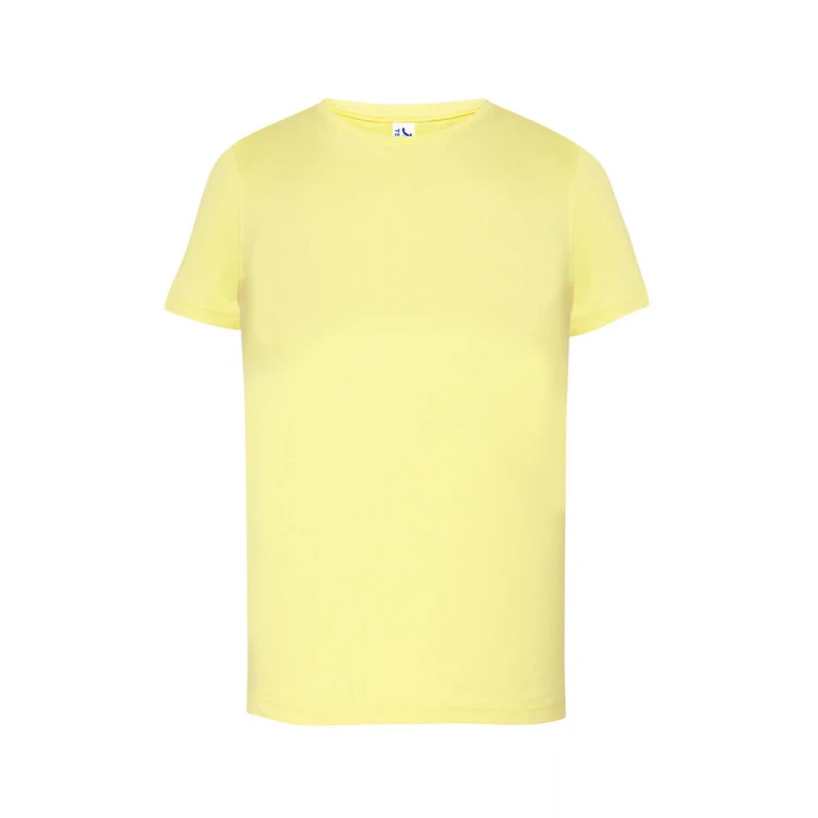 Camiseta infantil JHK Regular Tonga en algodón, vista frontal, lista para personalizar con logo