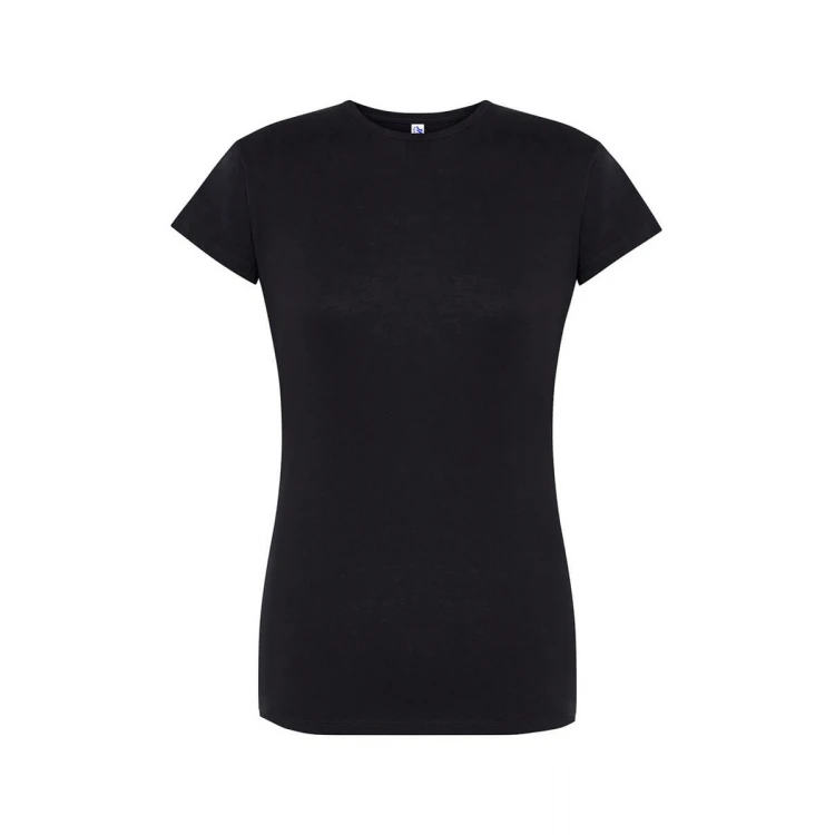 Camiseta mujer JHK Premium gris mezcla personalizable con logo de empresa