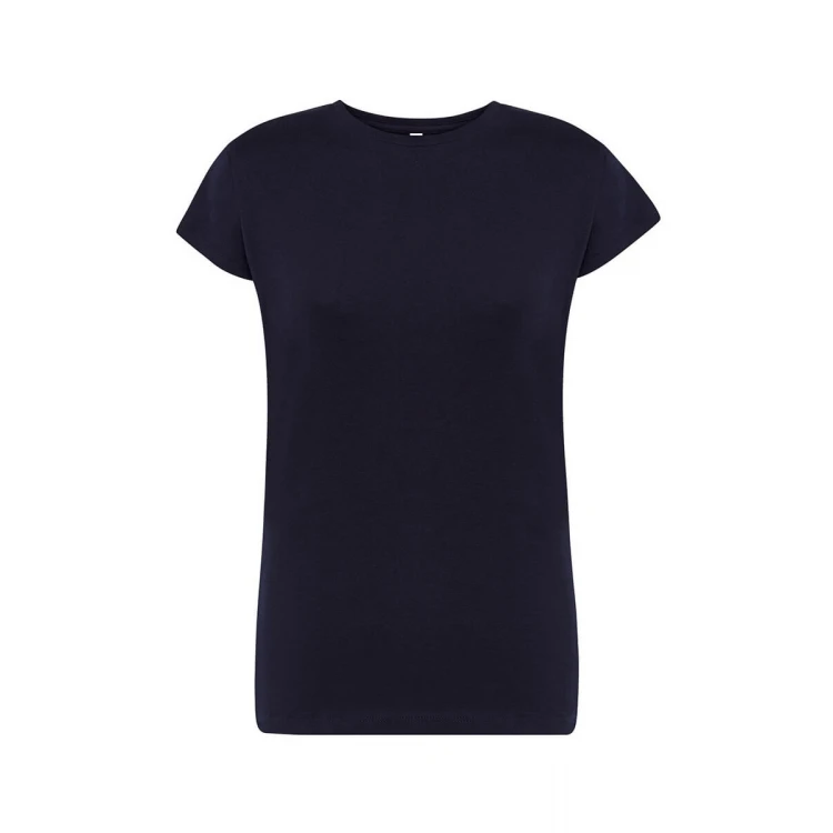 Camiseta mujer JHK Premium gris mezcla personalizable con logo de empresa