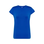 Camiseta mujer JHK Premium gris mezcla personalizable con logo de empresa