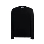 Pullover uomo JHK con scollo a V in viscosa e nylon, taglio aderente moderno
