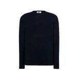 Pullover uomo JHK con scollo a V in viscosa e nylon, taglio aderente moderno