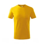 Camiseta infantil MALFINI Classic en algodón con cuello redondo acanalado, lista para personalizar con logo