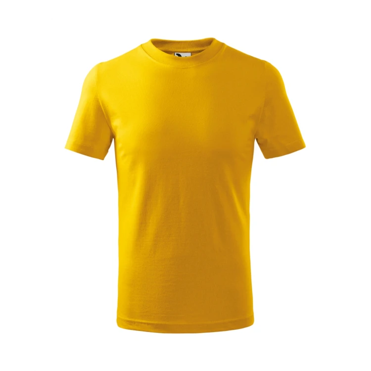 Camiseta infantil MALFINI Classic en algodón con cuello redondo acanalado, lista para personalizar con logo