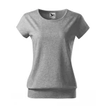 Camiseta mujer MALFINI City en algodón Single Jersey corte holgado, lista para personalizar con logotipo de empresa