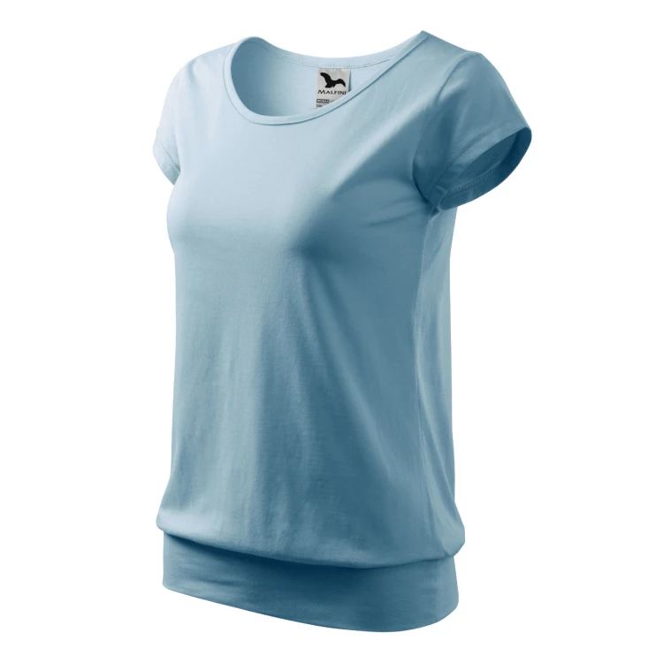 Camiseta mujer MALFINI City en algodón Single Jersey corte holgado, lista para personalizar con logotipo de empresa