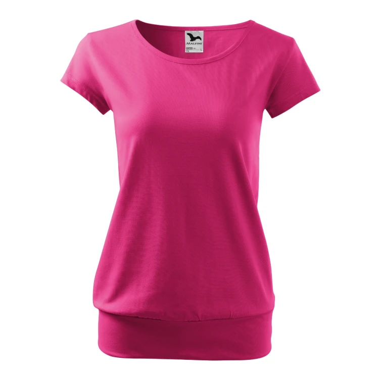 Camiseta mujer MALFINI City en algodón Single Jersey corte holgado, lista para personalizar con logotipo de empresa