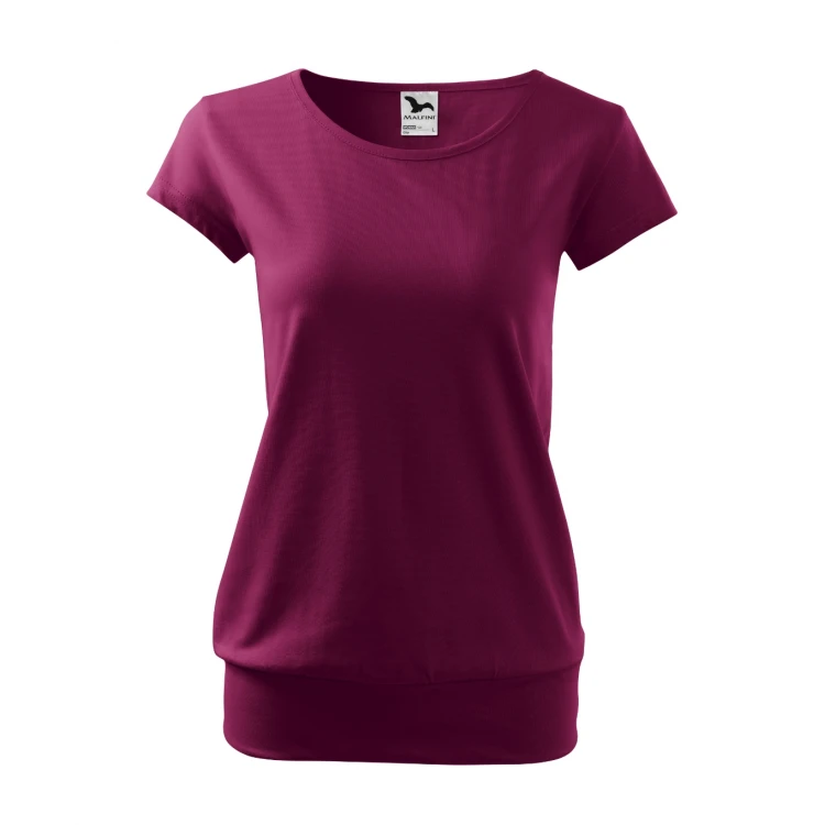 Camiseta mujer MALFINI City en algodón Single Jersey corte holgado, lista para personalizar con logotipo de empresa