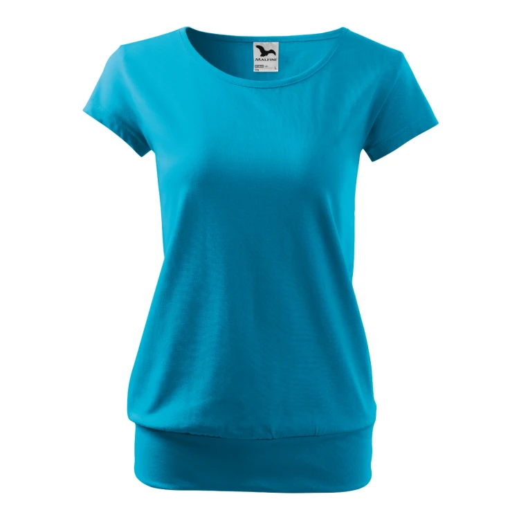 Camiseta mujer MALFINI City en algodón Single Jersey corte holgado, lista para personalizar con logotipo de empresa