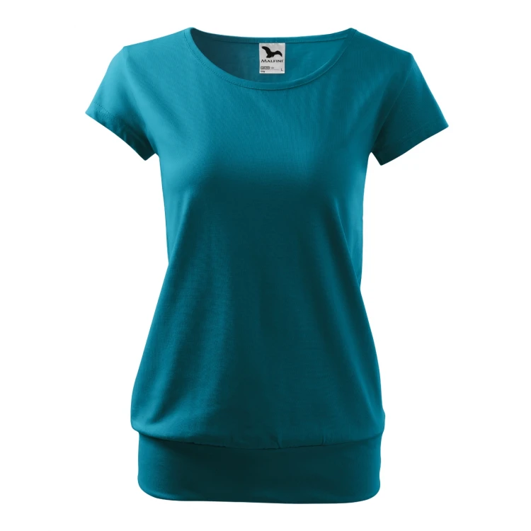 Camiseta mujer MALFINI City en algodón Single Jersey corte holgado, lista para personalizar con logotipo de empresa