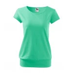 Camiseta mujer MALFINI City en algodón Single Jersey corte holgado, lista para personalizar con logotipo de empresa
