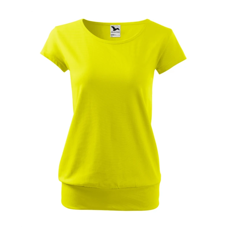 Camiseta mujer MALFINI City en algodón Single Jersey corte holgado, lista para personalizar con logotipo de empresa