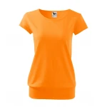 Camiseta mujer MALFINI City en algodón Single Jersey corte holgado, lista para personalizar con logotipo de empresa