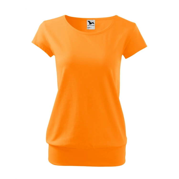 Camiseta mujer MALFINI City en algodón Single Jersey corte holgado, lista para personalizar con logotipo de empresa