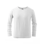 Camiseta infantil manga larga MALFINI Long Sleeve en algodón single jersey para personalizar con logo