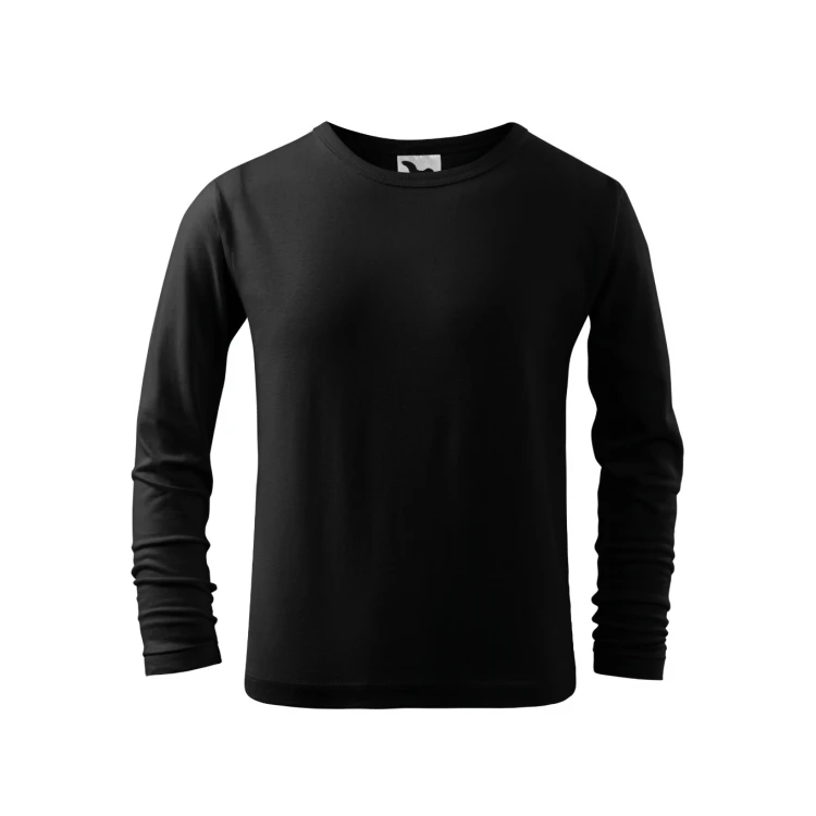 Camiseta infantil manga larga MALFINI Long Sleeve en algodón single jersey para personalizar con logo