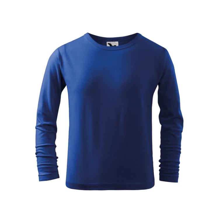 Camiseta infantil manga larga MALFINI Long Sleeve en algodón single jersey para personalizar con logo