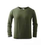 Camiseta infantil manga larga MALFINI Long Sleeve en algodón single jersey para personalizar con logo