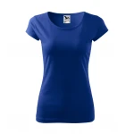 Camiseta mujer ajustada MALFINI Pure de manga corta, jersey de algodón personalizada con logotipo