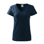 Camiseta mujer MALFINI Dream con cuello en V y mangas raglán, disponible para personalizar con su logo