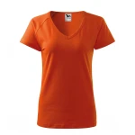 Camiseta mujer MALFINI Dream con cuello en V y mangas raglán, disponible para personalizar con su logo