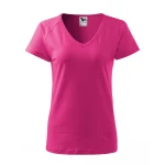 Camiseta mujer MALFINI Dream con cuello en V y mangas raglán, disponible para personalizar con su logo