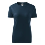 Camiseta mujer MALFINI Classic en algodón 100%, corte ajustado y cuello redondo fino, disponible para personalizar
