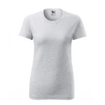 Camiseta mujer MALFINI Classic en algodón 100%, corte ajustado y cuello redondo fino, disponible para personalizar