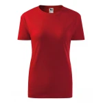 Camiseta mujer MALFINI Classic en algodón 100%, corte ajustado y cuello redondo fino, disponible para personalizar