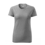 Camiseta mujer MALFINI Classic en algodón 100%, corte ajustado y cuello redondo fino, disponible para personalizar