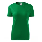 Camiseta mujer MALFINI Classic en algodón 100%, corte ajustado y cuello redondo fino, disponible para personalizar