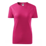 Camiseta mujer MALFINI Classic en algodón 100%, corte ajustado y cuello redondo fino, disponible para personalizar
