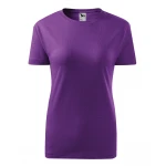 Camiseta mujer MALFINI Classic en algodón 100%, corte ajustado y cuello redondo fino, disponible para personalizar