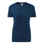 Camiseta mujer MALFINI Classic en algodón 100%, corte ajustado y cuello redondo fino, disponible para personalizar