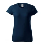 Camiseta mujer MALFINI mod. Basic en algodón single jersey, frente y dorso, personalizable con logo empresarial