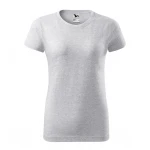 Camiseta mujer MALFINI mod. Basic en algodón single jersey, frente y dorso, personalizable con logo empresarial