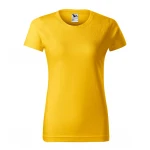 Camiseta mujer MALFINI mod. Basic en algodón single jersey, frente y dorso, personalizable con logo empresarial