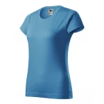 Camiseta mujer MALFINI mod. Basic en algodón single jersey, frente y dorso, personalizable con logo empresarial