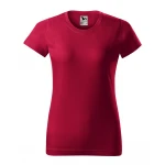 Camiseta mujer MALFINI mod. Basic en algodón single jersey, frente y dorso, personalizable con logo empresarial