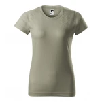 Camiseta mujer MALFINI mod. Basic en algodón single jersey, frente y dorso, personalizable con logo empresarial