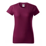 Camiseta mujer MALFINI mod. Basic en algodón single jersey, frente y dorso, personalizable con logo empresarial