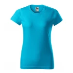 Camiseta mujer MALFINI mod. Basic en algodón single jersey, frente y dorso, personalizable con logo empresarial