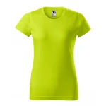 Camiseta mujer MALFINI mod. Basic en algodón single jersey, frente y dorso, personalizable con logo empresarial