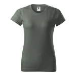 Camiseta mujer MALFINI mod. Basic en algodón single jersey, frente y dorso, personalizable con logo empresarial