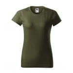 Camiseta mujer MALFINI mod. Basic en algodón single jersey, frente y dorso, personalizable con logo empresarial
